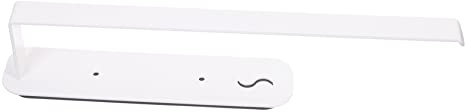 OUNONA Magnetisches Lagerregal Badetuchring Wandregal Aufkleben Küchenrollenhalter Wandpapierhandtuchhalter Einzelner Handtuchhalter Weiß Kühlschrank Kohlenstoffstahl Papierrollenhalter