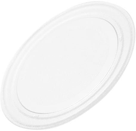 Microwave Glass Turntable Plate 25.5cm White Replacement Tray