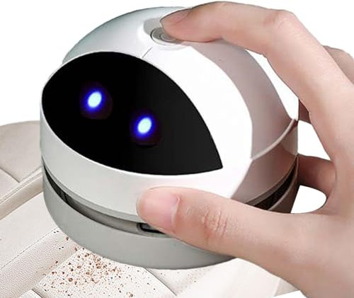 Rurunklee Desk Vacuum,Keyboard Vacuum | Desk Vacuum Cleaner USB Charging, Portable Table Dust Vaccum Cleaner for Crumbs, Piano, Computer, Car