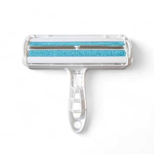 LuckyFlex® Tierhaarentferner – Katzenhaarentferner & Fusselrolle für Tierhaare – Fusselbürste zum Hundehaare entfernen – Wiederverwendbare Tierhaarbürste, ohne Kleber, für Sofa, Kleidung & Bett