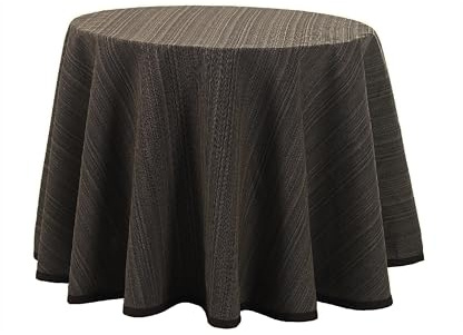 Donegal Collections Falda Mesa Camilla Cuadrada 90 x 90 cm Riby Marrón - Tejido Primavera Verano - Faldillas Mesa Camilla con Altura para Mesa 75 cm - 50% Algodón 50% Poliester Fabricado en España