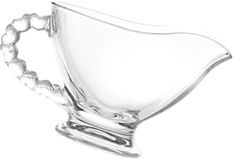 BEBEMOKO Saucière Verre Avec Poignée Ergonomique Bol à Sauce Transparent Pour Vinaigrette Bouillon Et Sauces Pour Repas Famille Restaurants Et Fêtes