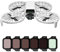 Uvafly Flip Filter Set, Kamera objektiv Filter für DJI Flip Drone Zubehör 6er Pack (CPL/ND8/ND16/ND32/ND64/ND128)- Plastik Version