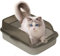 Inodoro para gatos – Arenero cubierto para gatos | Bandeja de grande | Bandeja de abierta | Arenero abierto para gatos con pala y caja de pala | Arenero de alta cara para el hogar