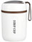 OITUGG 600ml Food Flask, Soup Flask with Spoon and Sealed Lid, Thermal Food Jar for Hot or Cold Drinks, Stainless Steel Inner Walled Designed, Keep Hot Up To 2 Hours, Size 5.9 x 3.15 Inch, Beige