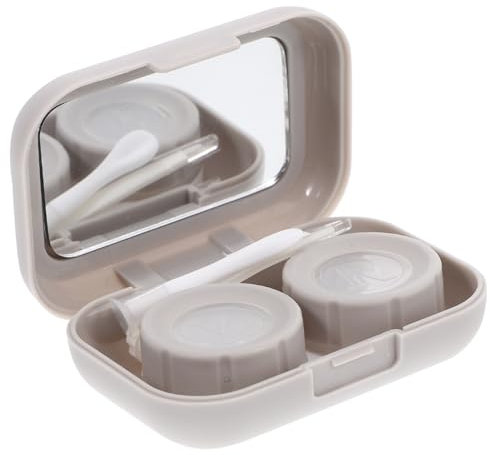 SHERCHPRY Case Mirror Portable Storage Kit for Glasses Lenses Material Travel Essential