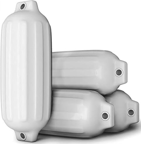 FANTASK 4-er Bootsfender aus PVC, Fender Boot Set, Bugfender Boot