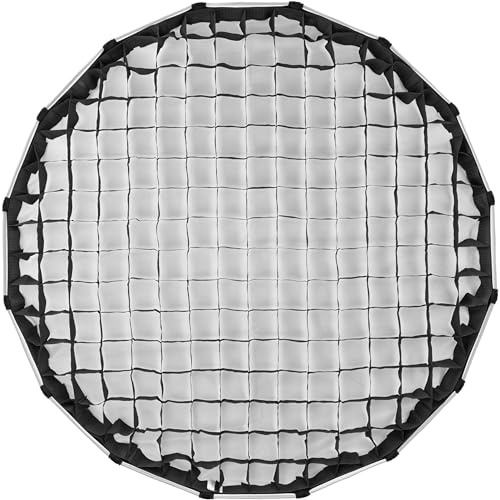 Godox S65TGRID Grid – 25.6″ (65 cm) Egg-Crate Honeycomb Attachment for S65T Softbox, Tight Beam-Spread & Spill Control for Portrait, Product, Studio & Location Lighting