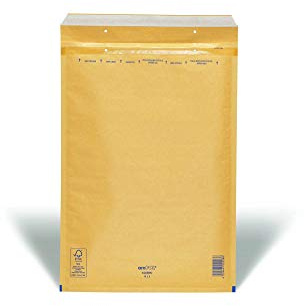 Arofol 2FVAF000009 Luftpolstertaschen Nummer 9, 50 Stück, 300x445 mm, goldgelb/braun