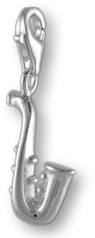 Melina Damen-Charm Anhänger Saxophon 925 Sterling Silber 1800686