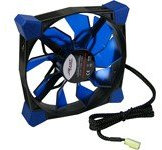 CobaNitrox N-120-B Gehäuselüfter (Silicia Gel, 120mm) LED blau