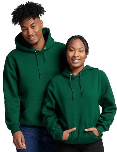 Russell Athletic Men's Dri Power Hooded Pullover Sweatshirt, Dark Green, 3X-Large