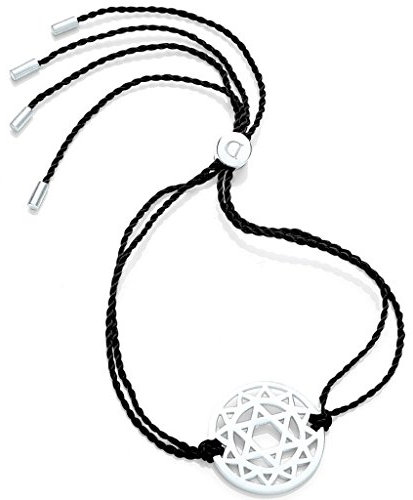 DAISY Unisex-Armband Sterling-Silber 925 Stoff 250 mm BRCHK2011PS