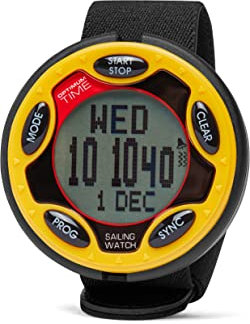 Optimum Time Series 14 Wiederaufladbare Segelyacht- und Beiboot-Uhr GELB
