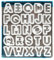 Ateco 5770 - Set di formine per biscotti con alfabeto