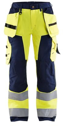 Blakläder Damen-Bundhose High-Vis mit Werkzeugtaschen