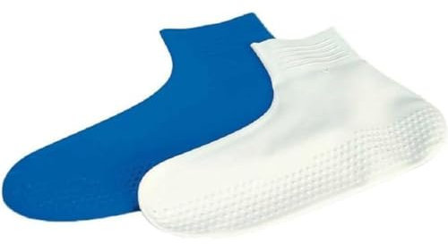 Zoggs Chaussettes de Piscine en Latex Unisexe Chaussettes de Natation Moyennes, Couleurs Assorties, M