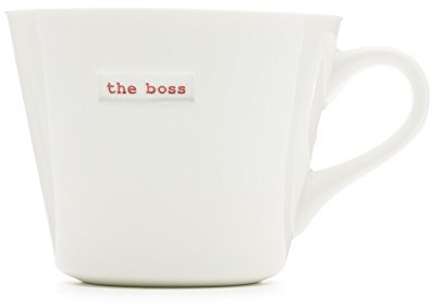 Keith Brymer Jones Word Range Bucket Tasse mit dem Schriftzug The Boss