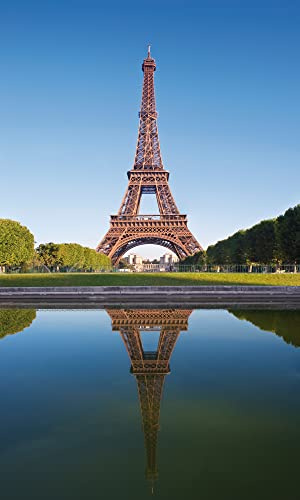 Rasch Tapeten 848700 - Fototapete auf Vlies mit Eiffelturm in Paris, Frankreich - 2,65m x 1,59m (LxB)