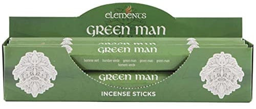 NEW ELEMENTS MYSTICAL RANGE GREEN MAN INCENSE STICKS - 120 STICKS IS85122 by INTCOM