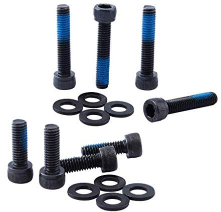 perfeclan 8x Fahrradhalterung Adapter Stahl Scheibenbremse Bremssattel Befestigungsschrauben