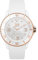 Ice-Watch - ICE crystal White rose-gold - Weiße Damenuhr mit Silikonarmband - 017248 (Medium)