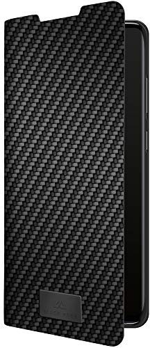 Black Rock - Hülle Carbon Booklet Klapphülle Case Passend für Samsung Galaxy S20 Ultra - Fiber Case, Carbonhülle, Handyhülle (Schwarz)