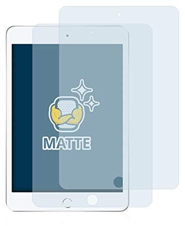 BROTECT Entspiegelungs-Schutzfolie für Apple iPad Mini 7.9 2019 (5. Gen.) (2 Stück) Matte Displayschutz-Folie, Anti-Reflex, Anti-Fingerprint