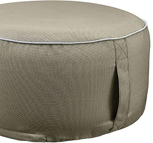 EXNER Outdoor Sitzpouf Sitzkissen B 55 cm x L 25 cm Artikel 100% Polyester (Outdoor), Farbe Toffee