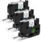MarkField Kompatibel Schriftband Ersatz für Brother P-Touch Bänder TZ TZe-251 24mm Laminated Etikettenband für PT-P700 D450 D600 P750W P900W P910BT P900 P950NW 2430 Schwarz auf Weiß, 3 Pack