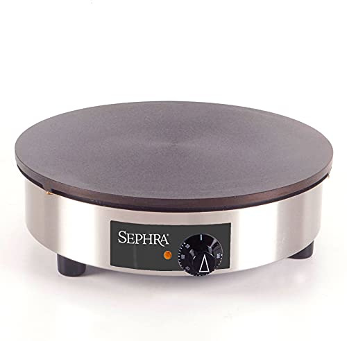 Sephra Commercial Electric Crepe Maker With 400mm Cast Iron Plates