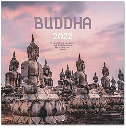 Grupo Erik Buddha Kalender 2022 Wandkalender 2022 Groß für 16 Monate