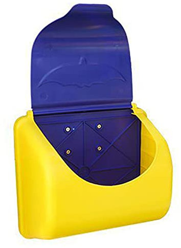 Soapow Mail Box Toy Plastic Mail Box Accessories for Child Outdoor Playhouse Simulation Letter Box for