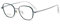 Titan Metall Frame Brille Retro Brille Rund Brillenfassung Damen ohne stärke Damen