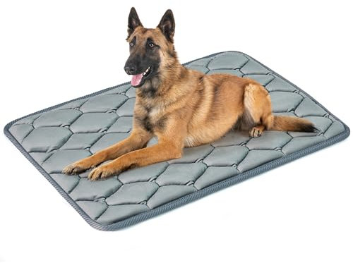 Geegoos XXL-Matratze für Hundebox, waschbare, weiche Zwingerunterlagen, Haustierbettdecke, Hundeboxmatte, geeignet für 48-Zoll-Käfige, Hundebettmatten für extra große Hunde und Katzen (119 x 74 cm)