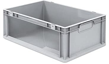 PROREGAL Eurobox NextGen Store | HxBxT 22x40x60cm | 44 Liter | Seite offen | Eurobehälter, Transportbox, Transportbehälter, Stapelbehälter