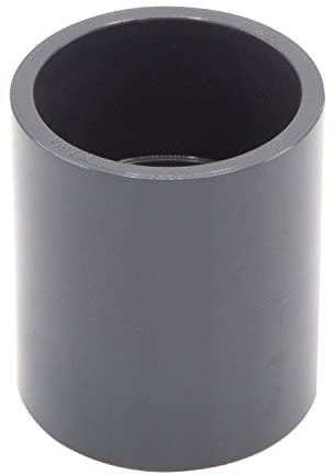 PVC-Muffe I 40mm I Klebemuffe I Rohrmuffe mit 2-Anschlüssen I Rund I Rohr-Verbindungsstück für Rohre und PVC-Fittinge I bm044