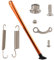 GOOFIT Motocross-Fahrrad EXCW, TE, TX, FE Seitenstrebe Seitenhalterung, seitlicher Seitenständer aus Aluminiumlegierung Rot