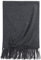 Momooda Schal Damen Winter aus 100% Alpaka Wolle, Wickelschal, Weiche, Warm Tücher, Schals mit Quast, Carbongrau
