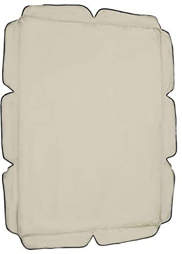 IWOWHERO Schwingabdeckung Staubschutz Hollywoodschaukel Ersatzbezug Für Schaukelverdeck Beige Stuhl Baldachin Sitze Möbel Schaukelabdeckung Schwingen Schwer Motorhaube Baby