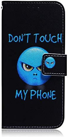 Protective Pouch for Nokia C32 Mobile Phone, Angry Animals Design, Slim Flip Case with Blue Card Slots and Kickstand