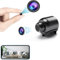 fdsmall Caméra espion 1080P FHD avec vision nocturne - Caméra de surveillance avec application - Vision nocturne - Alarme activée - Pour l'intérieur et l'extérieur