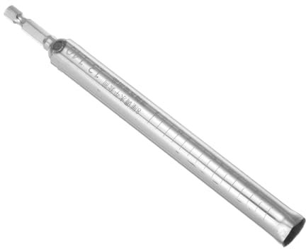 CoCud Douille Creuse, Taille de 13 mm, Longueur de 140 mm, Tige Hexagonale de 1/4, Clé à Écrou à Changement Rapide à Six Pans Profonds - (Applications : pour les Tiges Filetées)