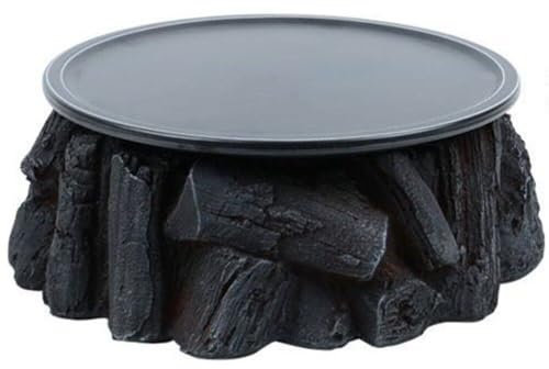 Ericetion Japanische Art-Vulkan-Holzkohle-modellierungs-grillplatte, Keramikplatte, Holzkohlegrill, Fleisch, Trockeneis, Hotel-Restaurant-Geschirr