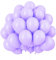 MOFOVS | 50 Palloncini Viola Pastello Lilla 30,5 Cm Opachi 2a Generazione Lattice Naturale Biodegradabili Ecologici Gonfiabili Aria Elio Acqua Baby Shower Battesimo Compleanno Feste Arco Macaron