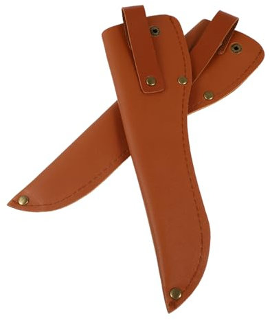 Amosfun 2stücke Leder-messer-schutzhüllen Für Cutter Aufbewahrungshüllen Leder-cutter-schutzabdeckungen Messer-zubehör Mit Langer Lebensdauer