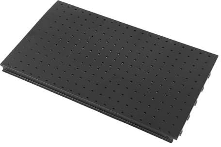 HOMSFOU Panel De Pegboard Para Garaje Sistema De Almacenamiento De Herramientas y Accesorios Panel Perforado De Trabajo Para Organización De Espacio