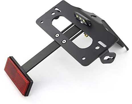 Motor Kotflügel Eliminator Kit Rear Schwanz Tidy Nummernschild Halter Kompatibel mit Aprilia RS4 50 RS4 125 Kompatibel mit Tuono 2011-2020 2009-2020