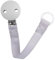 babynova Catenella portaciuccio con cinturino in tessuto, clip e anello in silicone – Portaciuccio per neonati – Adatto a qualsiasi ciuccio – Essenziale per neonati – Senza BPA – Grigio