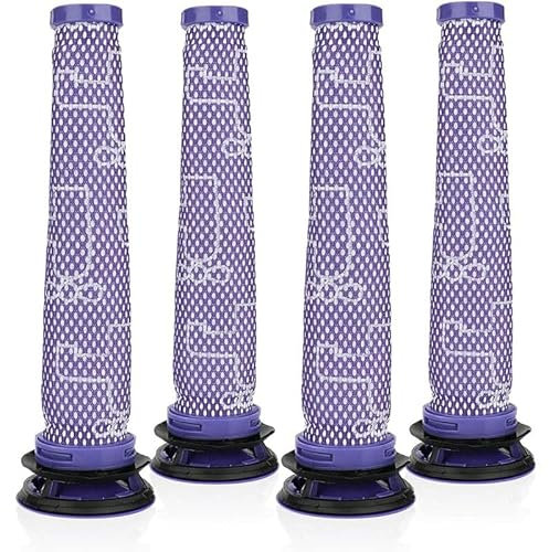 Filtro per Dyson V6 V7 V8 di Ricambio Serie Filtro Pre-Motore 4 Pezzi HEPA Filtro per Aspirapolvere Dyson, Dyson Accessorio Filtro Pre-Motore
